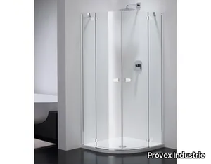 COMBI CR - Semicircular glass shower cabin _ Provex Industrie