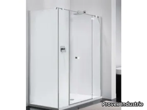 COMBI CI + CW-2 - Rectangular glass shower cabin _ Provex Industrie