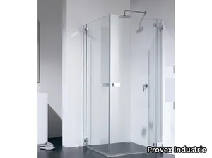 E-LITE ET - Corner glass shower cabin _ Provex Industrie