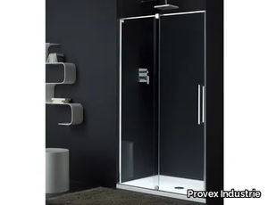 S-LITE SN - Glass shower cabin with sliding door _ Provex Industrie