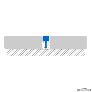 LINETEC AD Decorative trims for floors with the same height