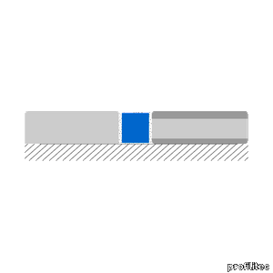 LINETEC PQ Transition trims for floors with the same height