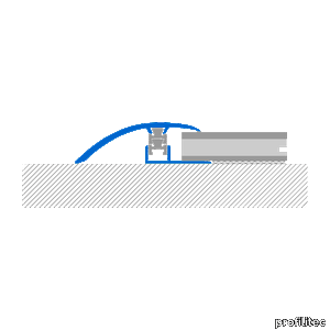 MULTICLIP CLF490 Transition trims for floors with different heights