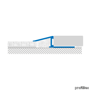 Zerotec ZR60 Transition trims for floors with different heights and of different materials