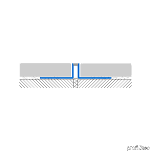 COFLEX CAJ invisible expansion joints in pvc