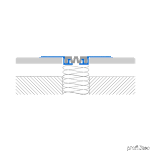 JOINTEC GD joints with supporting structure in aluminium and rubber