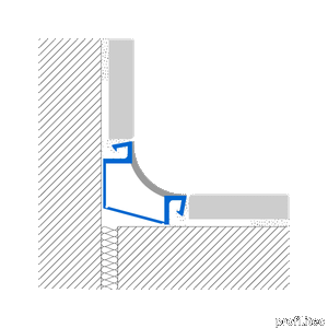 COFLEX CR corner joint between floors and walls