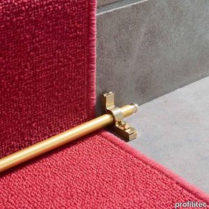 Round solid brass TTO TUBE for stair carpets