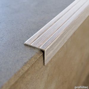 STAIRTEC SL aluminium stair nosing trims that can be installed after flooring installation