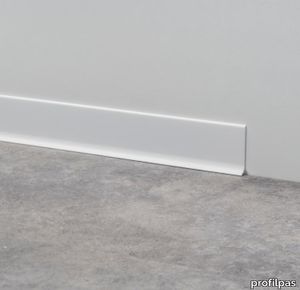 Metal Line 90 - Antibacterial Colour-Coated Aluminium Skirting Board