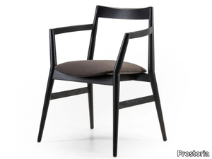 DOBRA - Chair with armrests with integrated cushion _ Prostoria