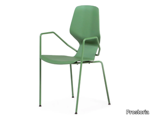 OBLIKANT - Chair with armrests _ Prostoria