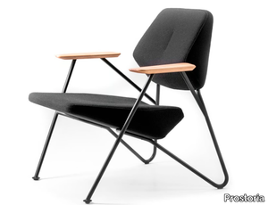 POLYGON - Easy chair with armrests _ Prostoria