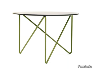 POLYGON - Round garden side table _ Prostoria