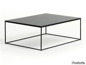 FRAMELESS - Low rectangular metal coffee table _ Prostoria