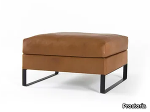 ELEGANCE - Rectangular leather pouf _ Prostoria