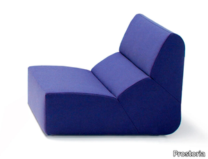 LAYOUT - Modular fabric armchair _ Prostoria