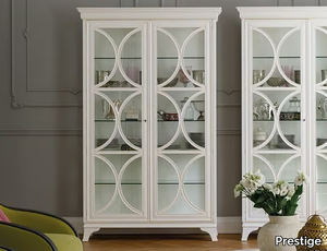 DAMA - Wood and glass display cabinet _ Prestige