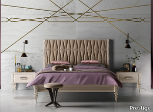 GRAN DUCA - Bed with upholstered headboard _ Prestige