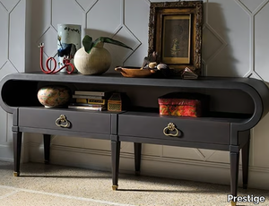 GRAN DUCA - Rectangular oak console table with drawers _ Prestige