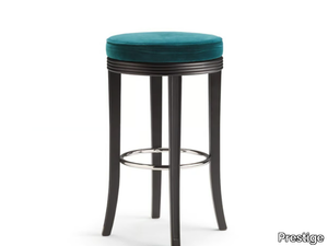 GRAN DUCA - High wooden stool with footrest _ Prestige