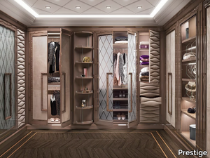 GRAN DUCA - Wooden walk-in wardrobe _ Prestige