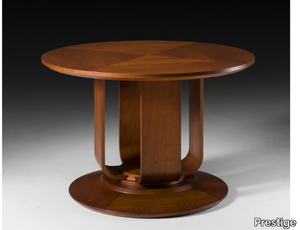 Round table - Round wooden living room table _ Prestige