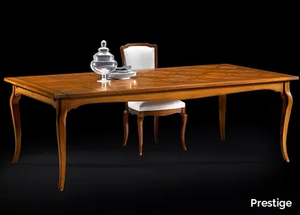 CAPRICCI - Extending rectangular oak table _ Prestige