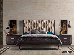 GRAN DUCA - Bed with upholstered headboard _ Prestige