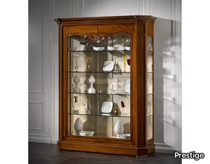 CAPRICCI - Wood and glass display cabinet _ Prestige