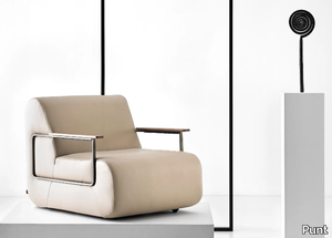 GIN - Modular fabric armchair with armrests _ Punt