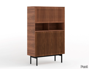 MALMÖ TECHNIC - Wooden highboard with doors _ Punt