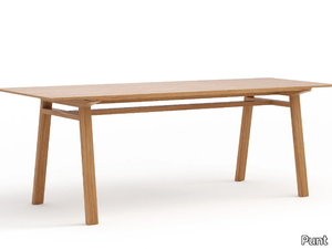 MITIS HIGH - Rectangular wooden high table _ Punt