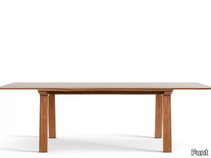 MITIS - Rectangular wooden table _ Punt