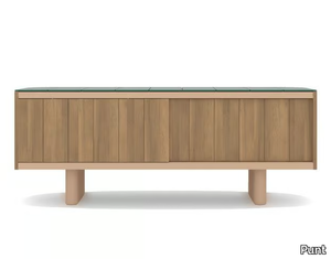 ATRIO - Wooden sideboard with sliding doors _ Punt