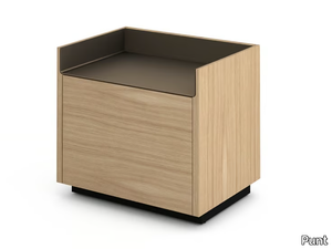 STOCKHOLM - Square wooden bedside table _ Punt