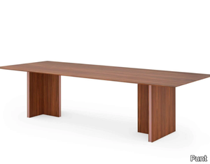 STOCKHOLM - Rectangular wooden dining table _ Punt