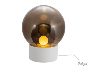 BOULE MEDIUM - Glass floor lamp _ Pulpo