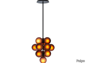 STELLAR GRAPE PENDANT BIG - Blown glass pendant lamp _ Pulpo