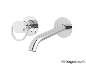 SMILE 5720410 - 2 hole wall-mounted single handle washbasin mixer _ QD Magistro Lab