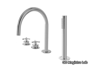 TOMEO 6330277T - Deck mounted bathtub tap with hand shower _ QD Magistro Lab