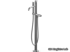 TOMEO 6330517T - Floor standing single handle bathtub mixer with hand shower _ QD Magistro Lab