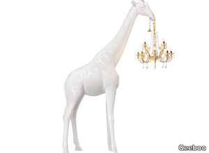 GIRAFFE IN LOVE M INDOOR - Polyethylene floor lamp _ Qeeboo