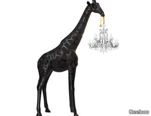 GIRAFFE IN LOVE INDOOR - Polyethylene floor lamp _ Qeeboo