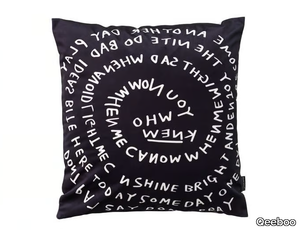 ORBIT ODES - Square fabric cushion _ Qeeboo