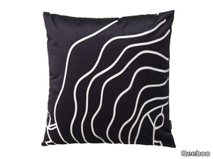 SILENT SHADOWS - Square fabric cushion _ Qeeboo