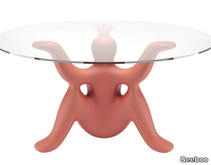 HELPYOURSELF - Round polyethylene table _ Qeeboo