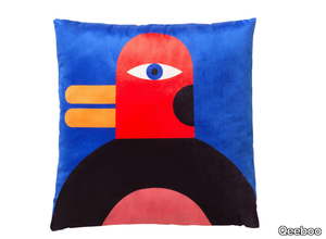 DUCK - Square polyester cushion _ Qeeboo