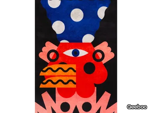 MONSTER 004 - Patterned rectangular rug _ Qeeboo