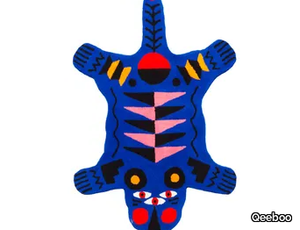 BLUE PANTHER - Handmade acrylic rug _ Qeeboo